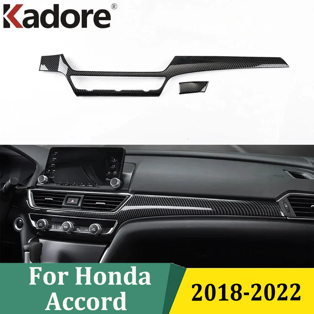 

Декоративные накладки на центральную консоль для Honda Accord 2018-2022: наклейки, накладки на края, аксессуары для стайлинга салона автомобиля