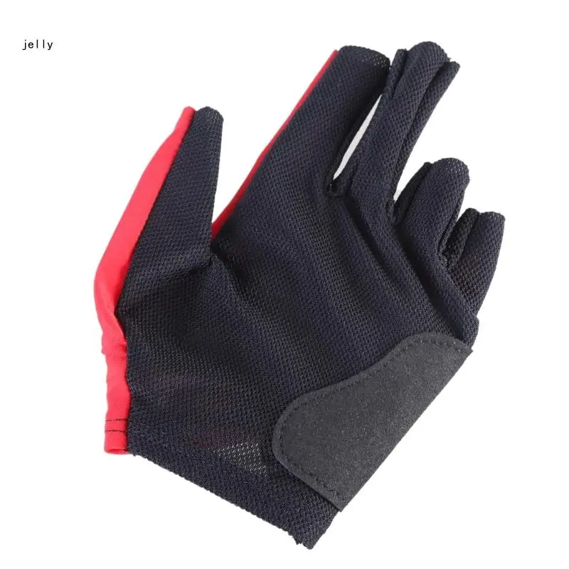 448C Nylon SnookerBilliard Glove Left Single Enhances Grip and Stability Comfort