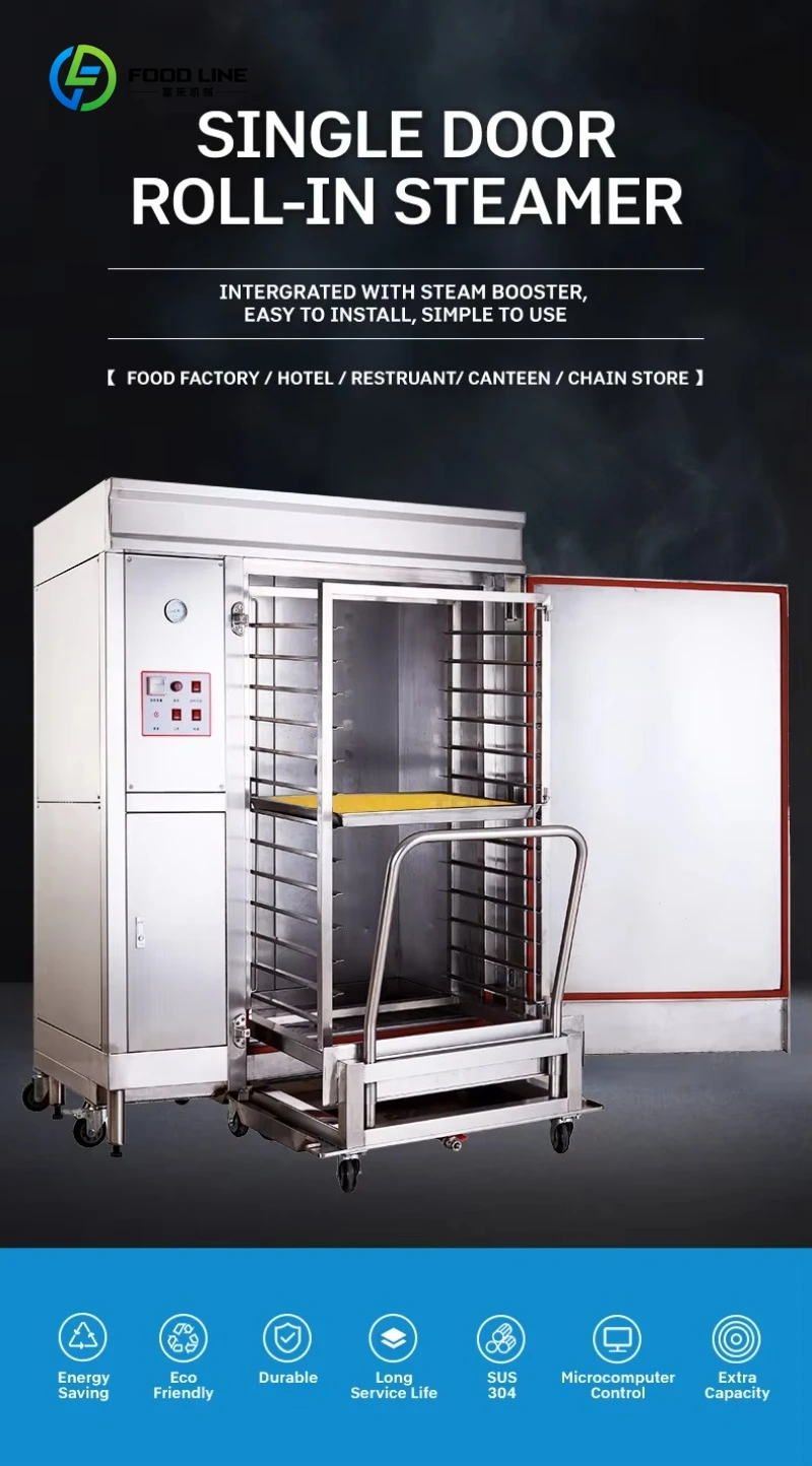 Customized Industrial Steamer Cabinet Factory Outlet Energy Saving Equipment for Vegetables Rice Commercial Catering Kitchen Use