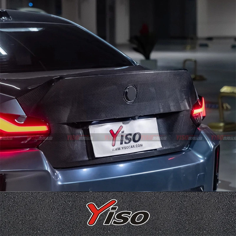 Suitable for 2 series G87 M2 Modified encirclement Tail Box Cover Carbon fiber CS dry carbon fiber Tail CS Box Covertrunk lid