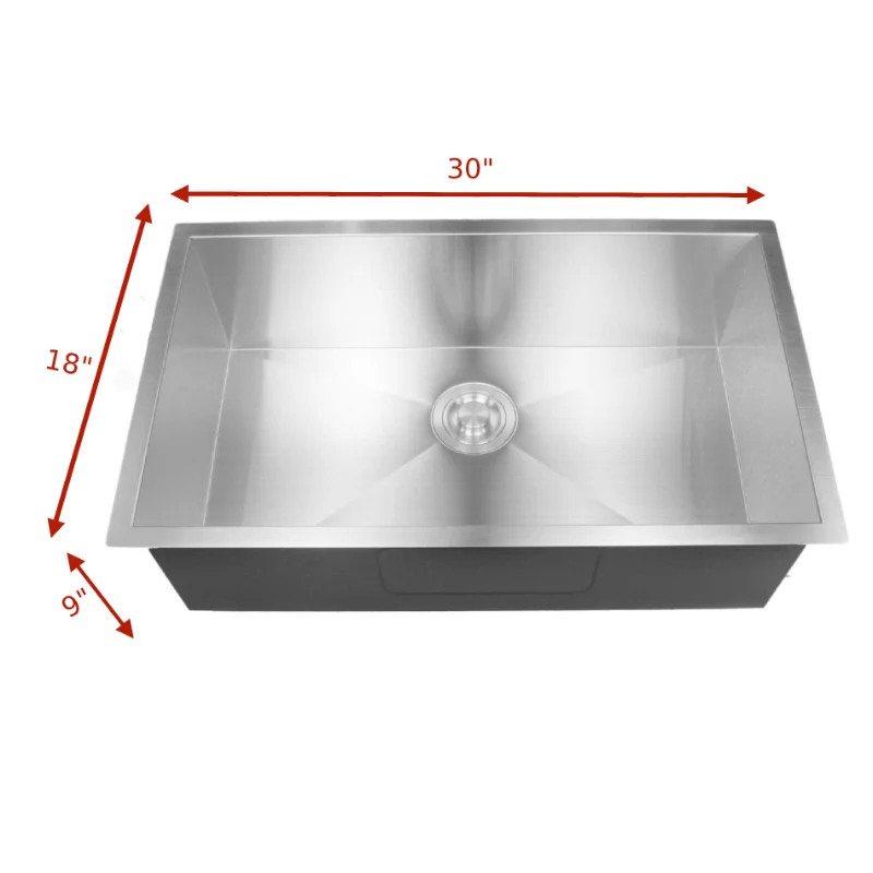 Popular Double Bowl Kitchen Sink with dishwasher Sus 304 Stainless Higher-Lower Sink