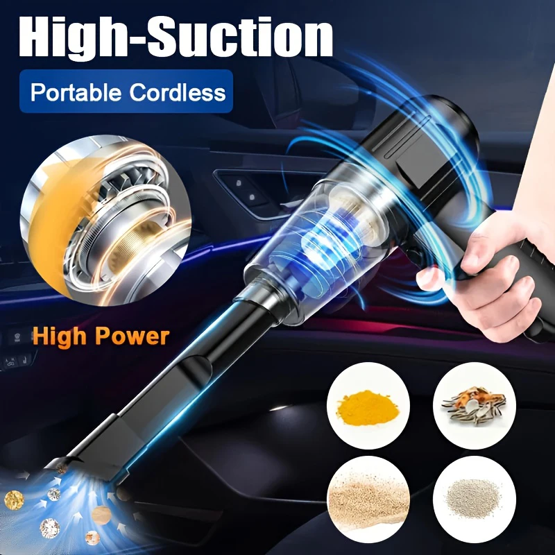 Xiaomi Original Car Vacuum Cleaner High Power Powerful Vacuum Cleaner Wet And Dry Portable Vacuum Cleaner Silent Vacuum Cleaner