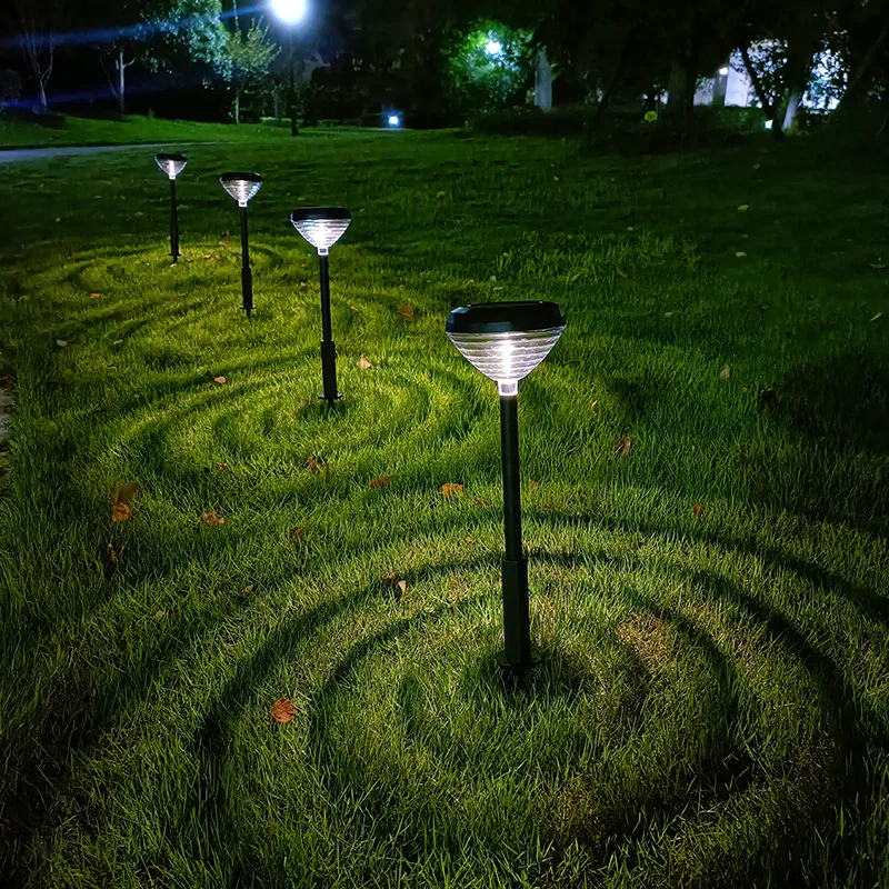 2pcs Solar Garden Light Outdoor Solar Powered Lamp Lanter Landscape Lighting For Pathway Patio Yard  Christmas Lawn Decoration