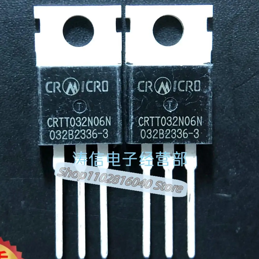 10PCS/Lot CRTT032N06N  TO-220 MOS 60V 160A  Best Quality Imported Original Spot