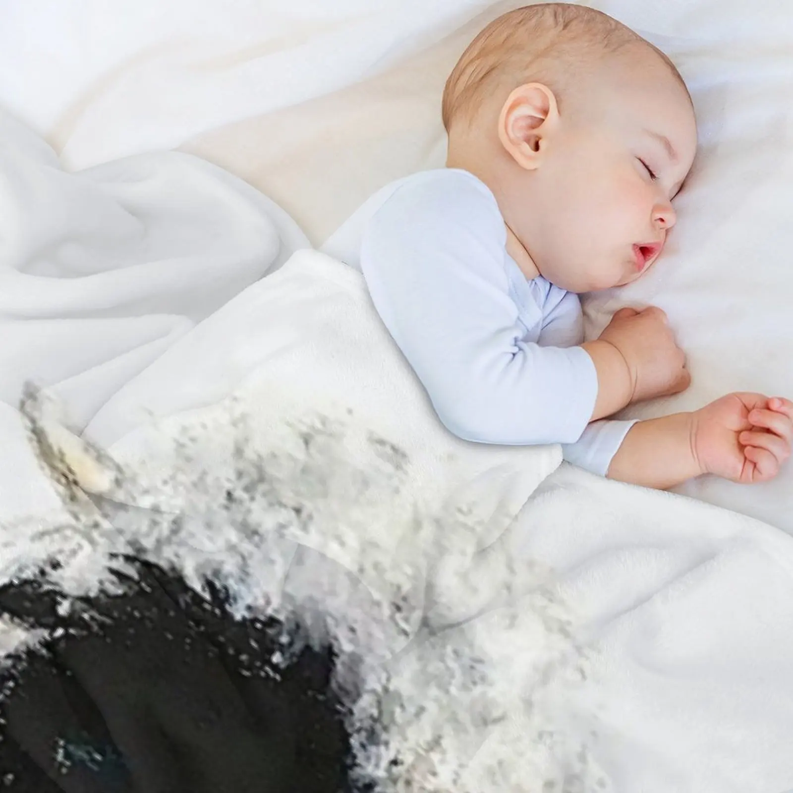 Valais Blacknose Sheep من Sam Coull Throw Blanket Designer لبطانيات الشتاء المزخرفة للأريكة المزخرفة #5