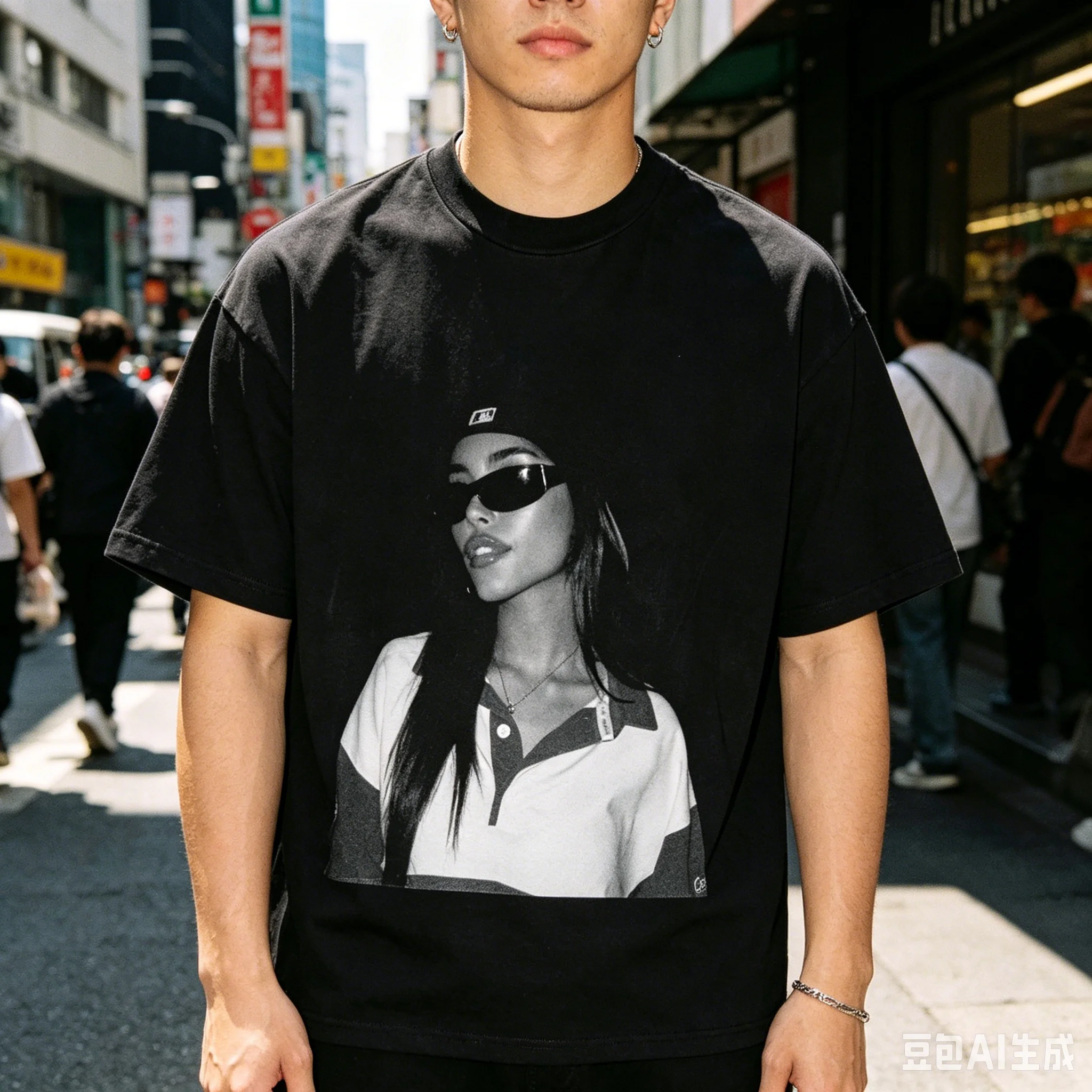2026 Spring Summer Madison Beer Box Retro Shirt Fashion Streetwear Clothing Millennium Bug New Streetwear for Both Men and Women