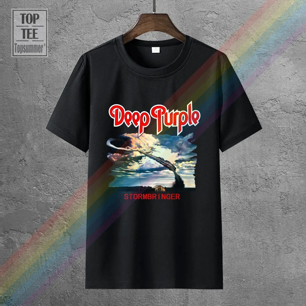 Deep Purple Stormbringer Black T Shirt Coverdale Blackmore Rainbow Hard Rock