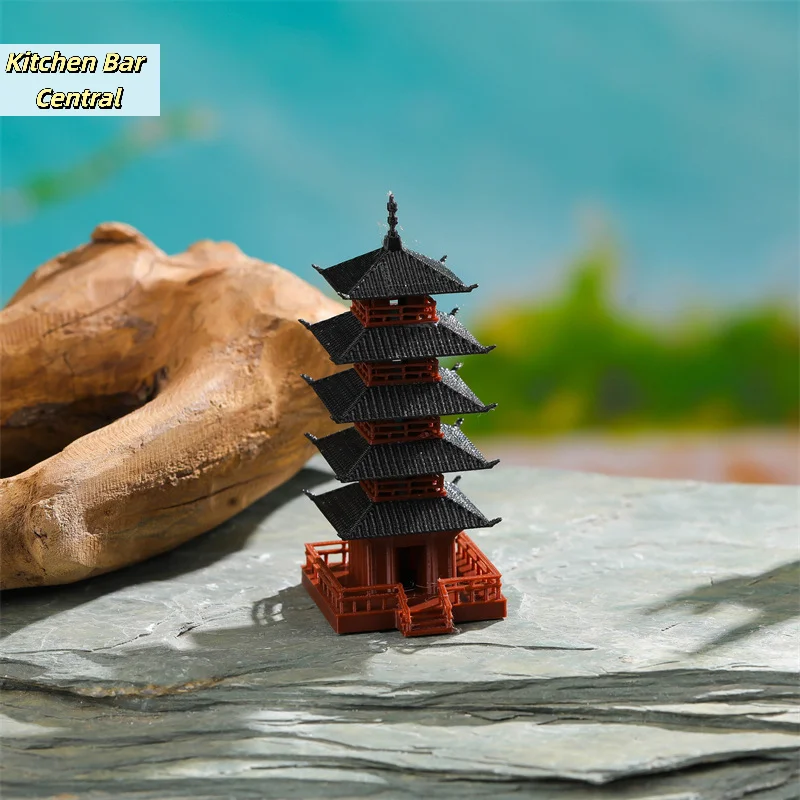 Mini statue de pagode, modèle  - Mini Bonsai Zen Garden avis et prix