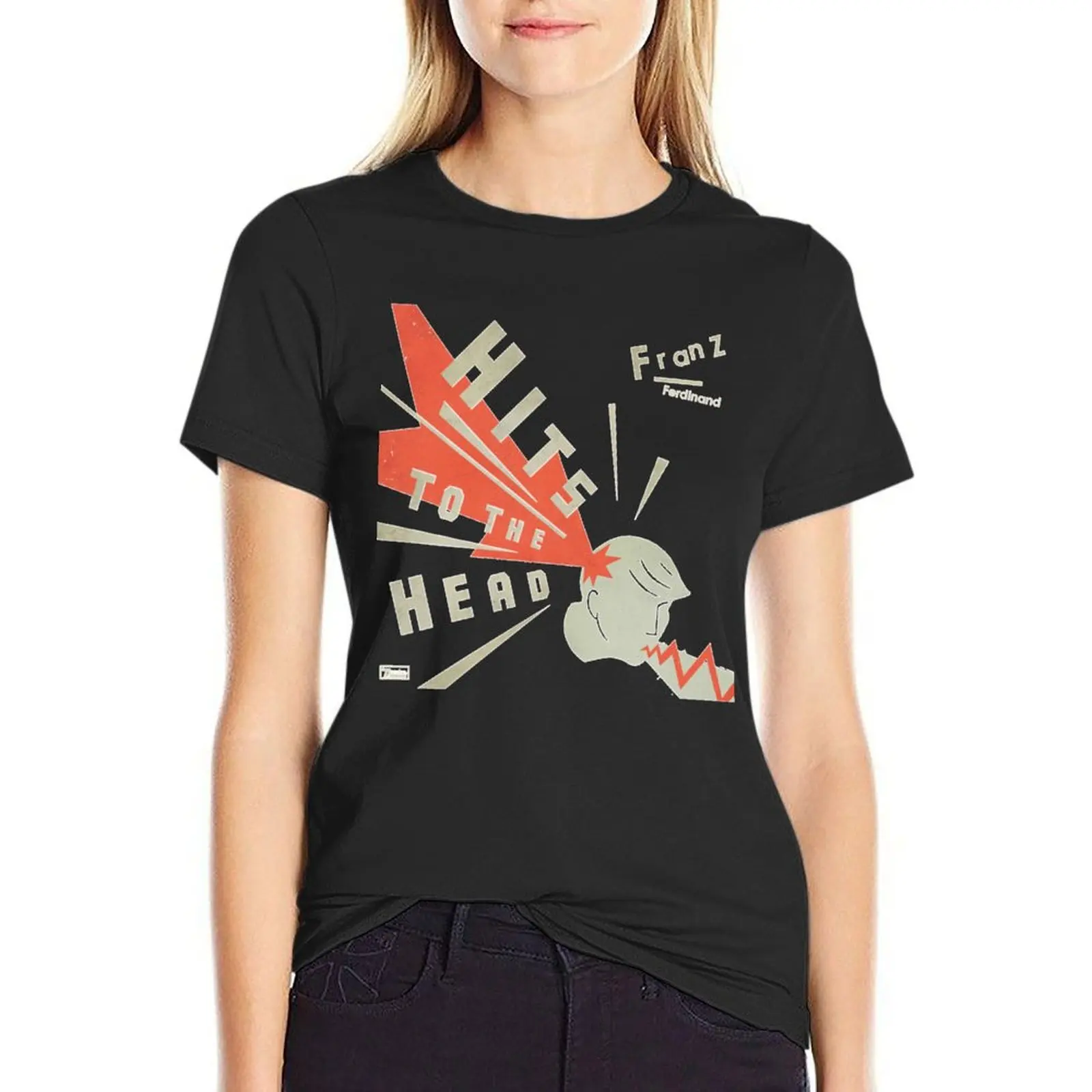 

Franz Ferdinand Hits To The Head Classic T-Shirt korean fashion shirts graphic tees blacks cat shirts for Women