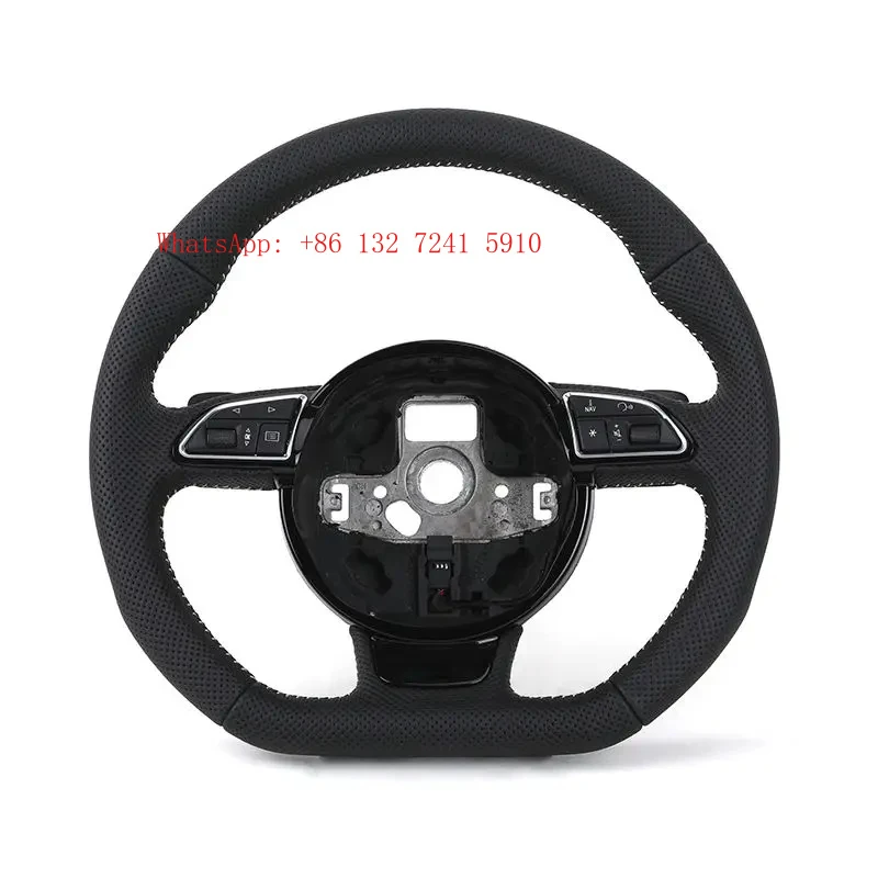 

RS Style OEM Racing Full Leather Steering Wheel for A3 8V A4 A5 A6 C6 A7 A8 C7 C8 A8 S3 S4 S5 S6 B8 RS3 RS5 RS6 RS7 Q3 Q5 Hongs