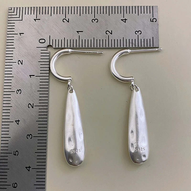 New 925 Sterling Silver Earrings Simple Style Women Charm Earrings Birthday Gift Fine Jewelry Accessories