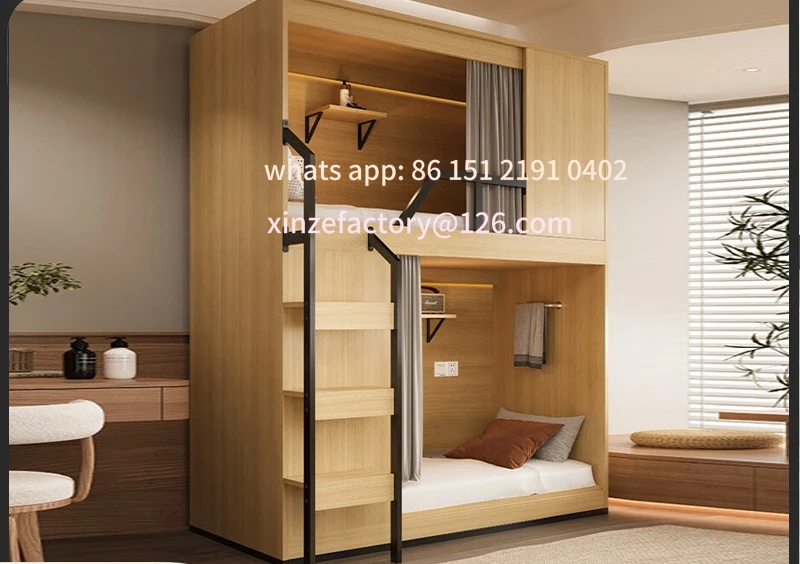 

Customizable Bed Dormitory Hostel B & B Hotel Space Capsule Staff Dormitory Bunk Beds