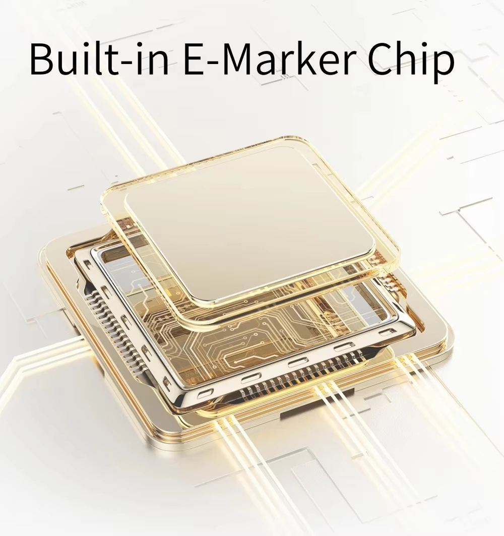 USB 4 Cable Portable Keychain 0.4ft 240W Charging USB C Cable 80Gbps Data Transfer 8K 60Hz Video Display for iPhone Mac Min iPad