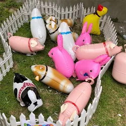 Walking Animal Balloons Zoo Theme Party Ballons Cute Sheep Cat Dog Toy Walking Baloon for Kids Babyshower Birthday Party Decor