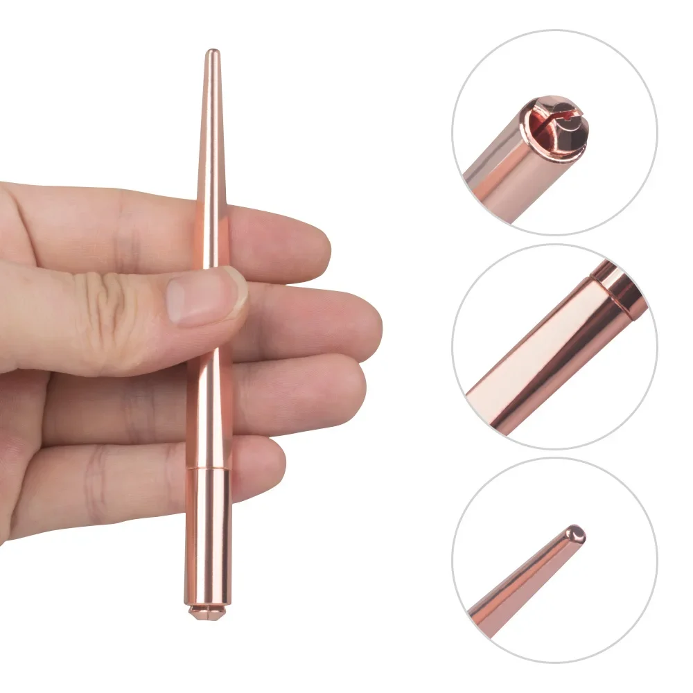 1pcs Semi-permanent Cosmetic Eyebrow Knife Holder Microblading Pen Metal Handmade Tattoo Needles Manual Pen