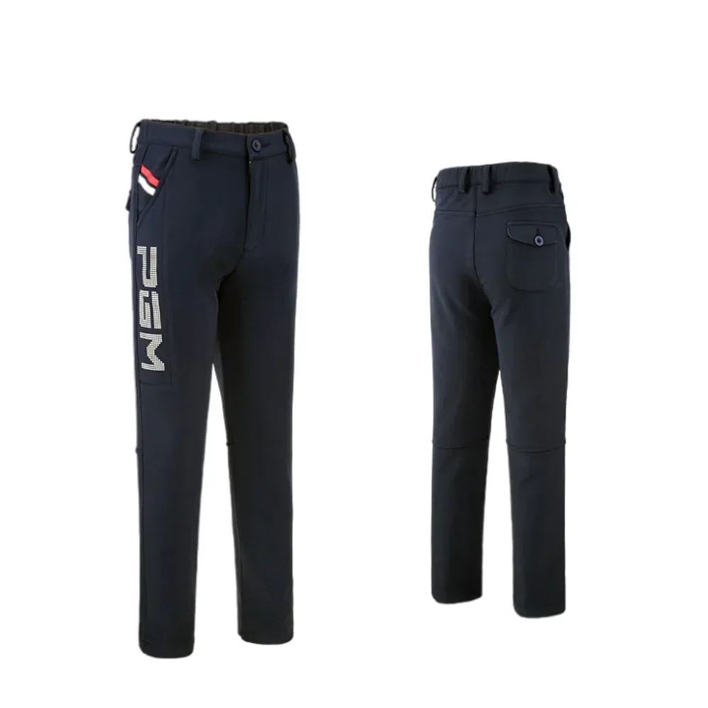 PGM Plush Golf Pants For Children's Clothing, Boys' Autumn Winter Clothing, Warm And Thick Pants