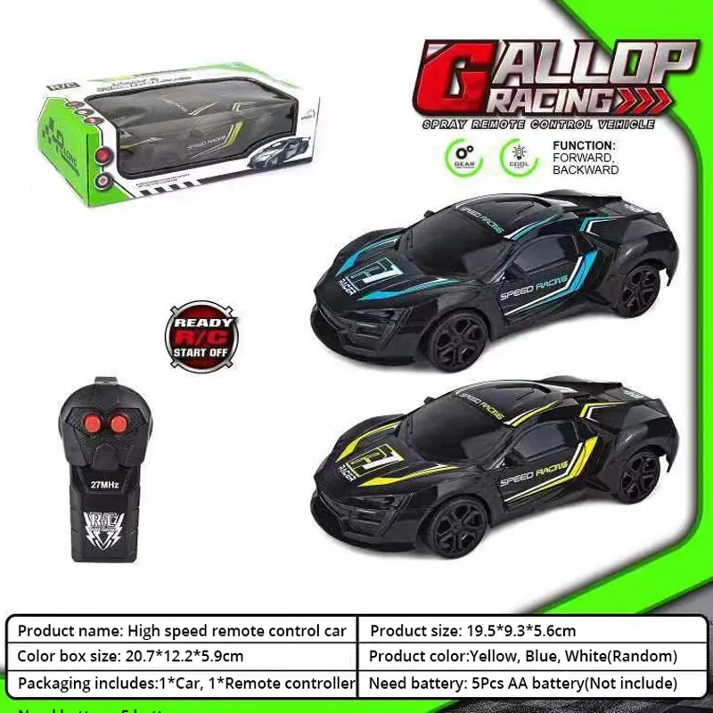 1Pc High Speed Remote Control Car Racing Sports Toy Car Halloween And Christmas Gift For Boys And Girls