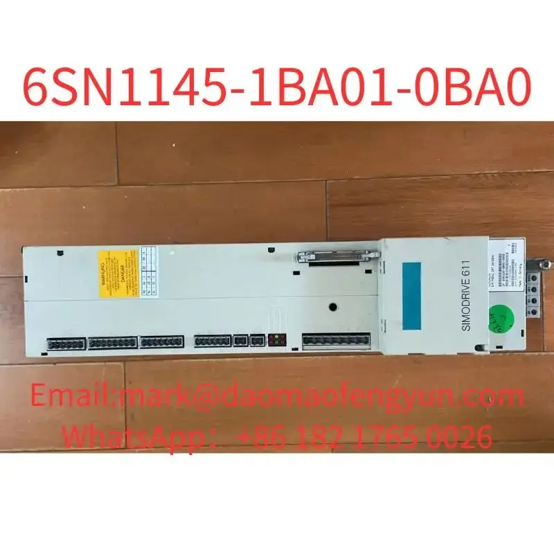 6SN1145-1BA01-0BA0 Used Tested OK In Good Condition SIMODRIVE 611 infeed/regenerative feedback module, 16/21 kW stabilized