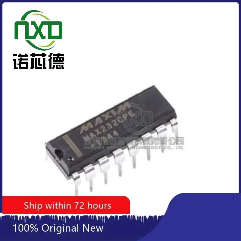 

10PCS/LOT MAX232CPE MAX232CPE+ DIP16 New and original integrated circuit IC chip