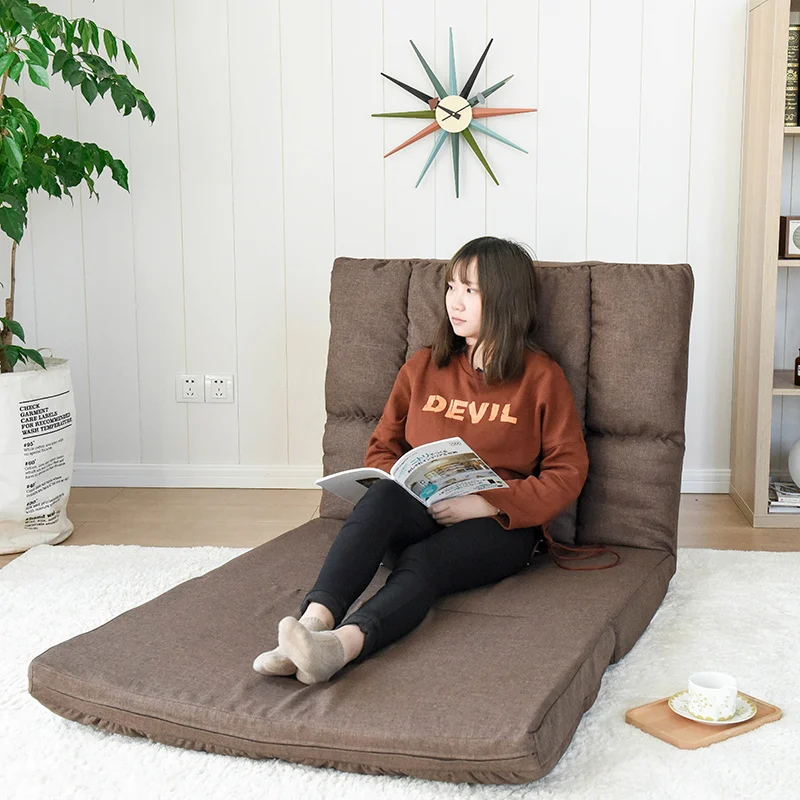 【 Farewell style 】 Japanese lazy sofa can be used for lying and sleeping, folding bed, living room balcony, floor to ceiling tat