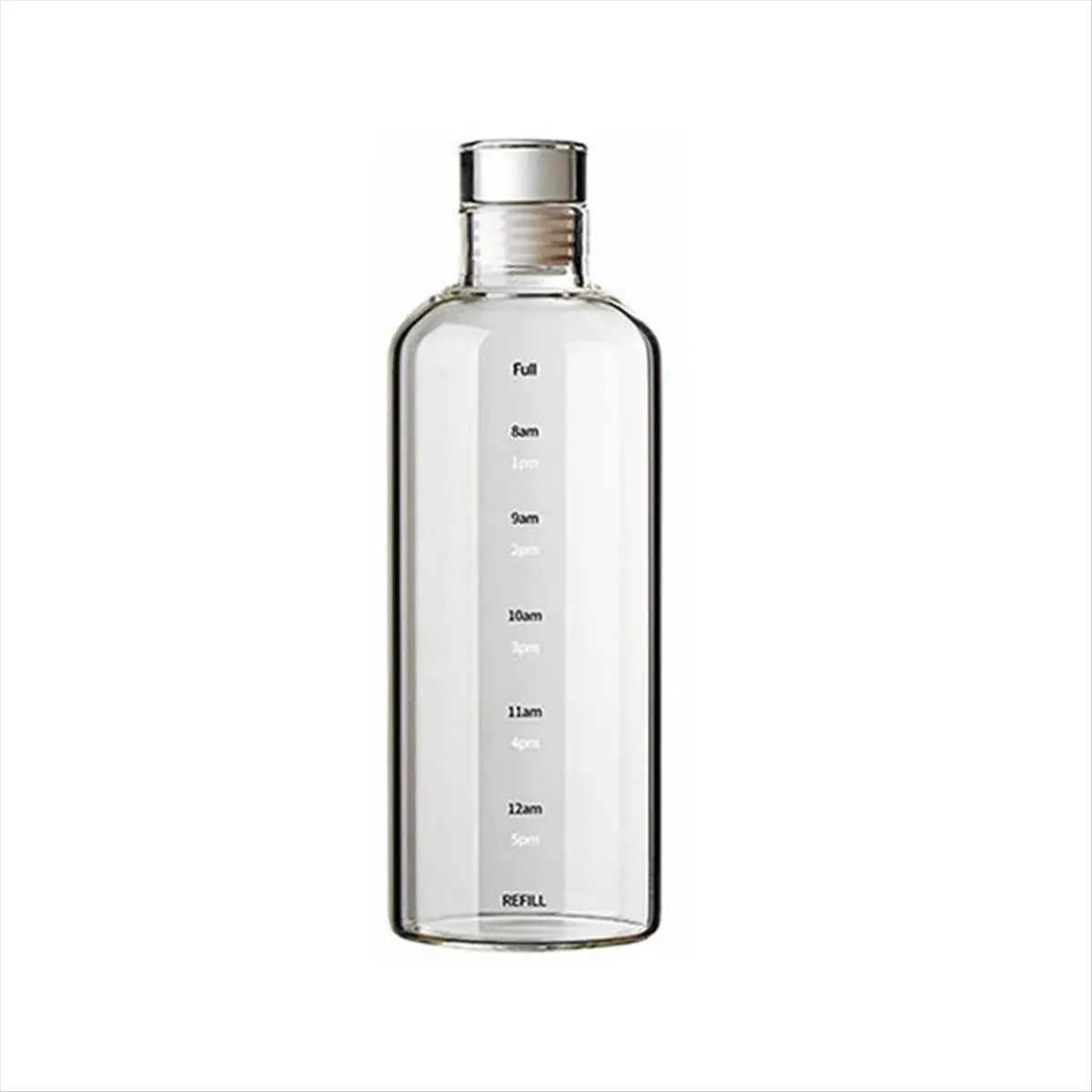 Okay 1000ml Glass Sport Water Bottle with Time Scale Portable Water Container Sealed Brewing Wine Bottle Water Bottle - view 2