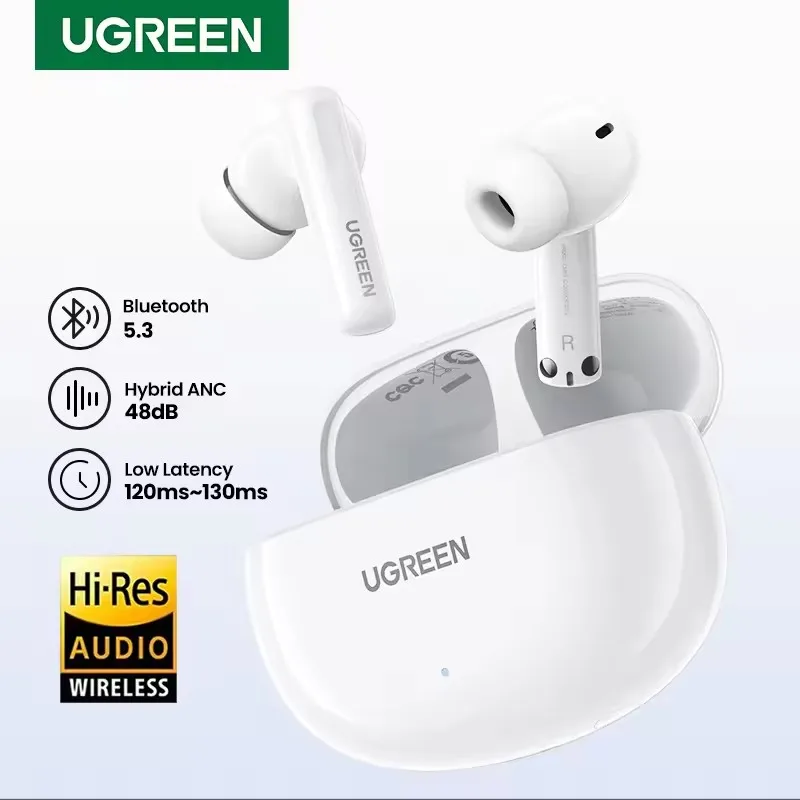 

HiTune ANC TWS Wireless Earbuds Active Noise Cancellation Hi-Res LDAC Bluetooth Earphones for iPhone 15 Pro Max