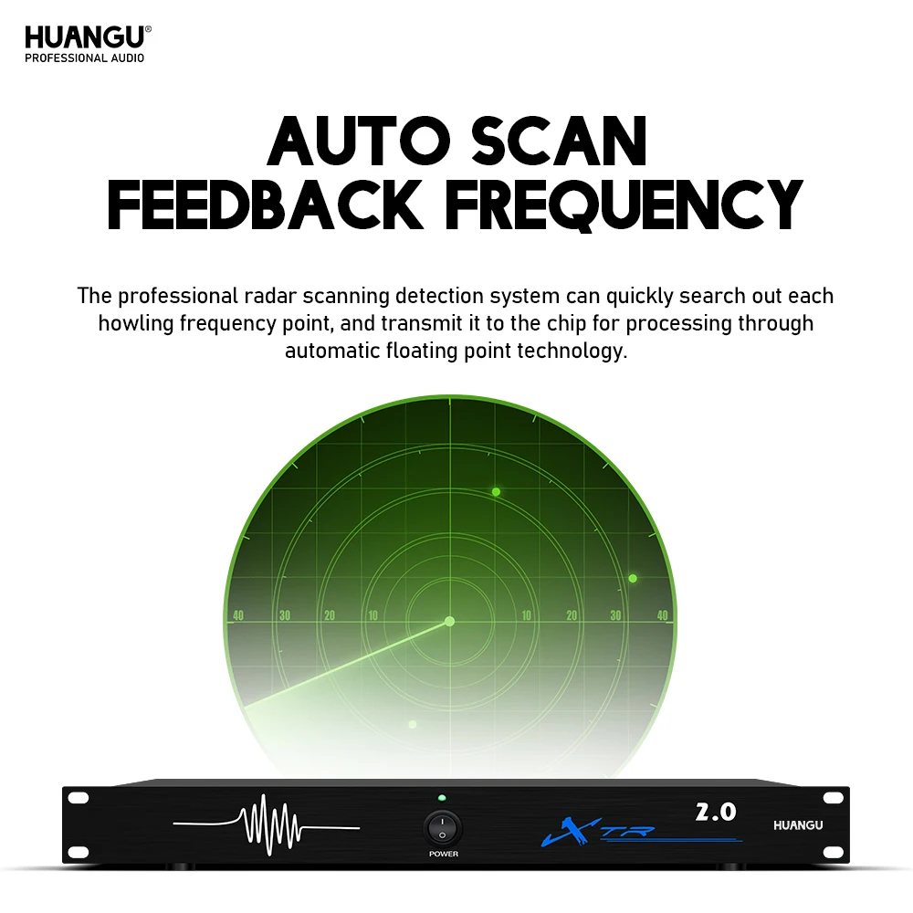 Feedback Destroyer 2 Channel  Processor Stage Karaoke Audio Signal Frequency Shift Microphone Automatic Pro Exterminator