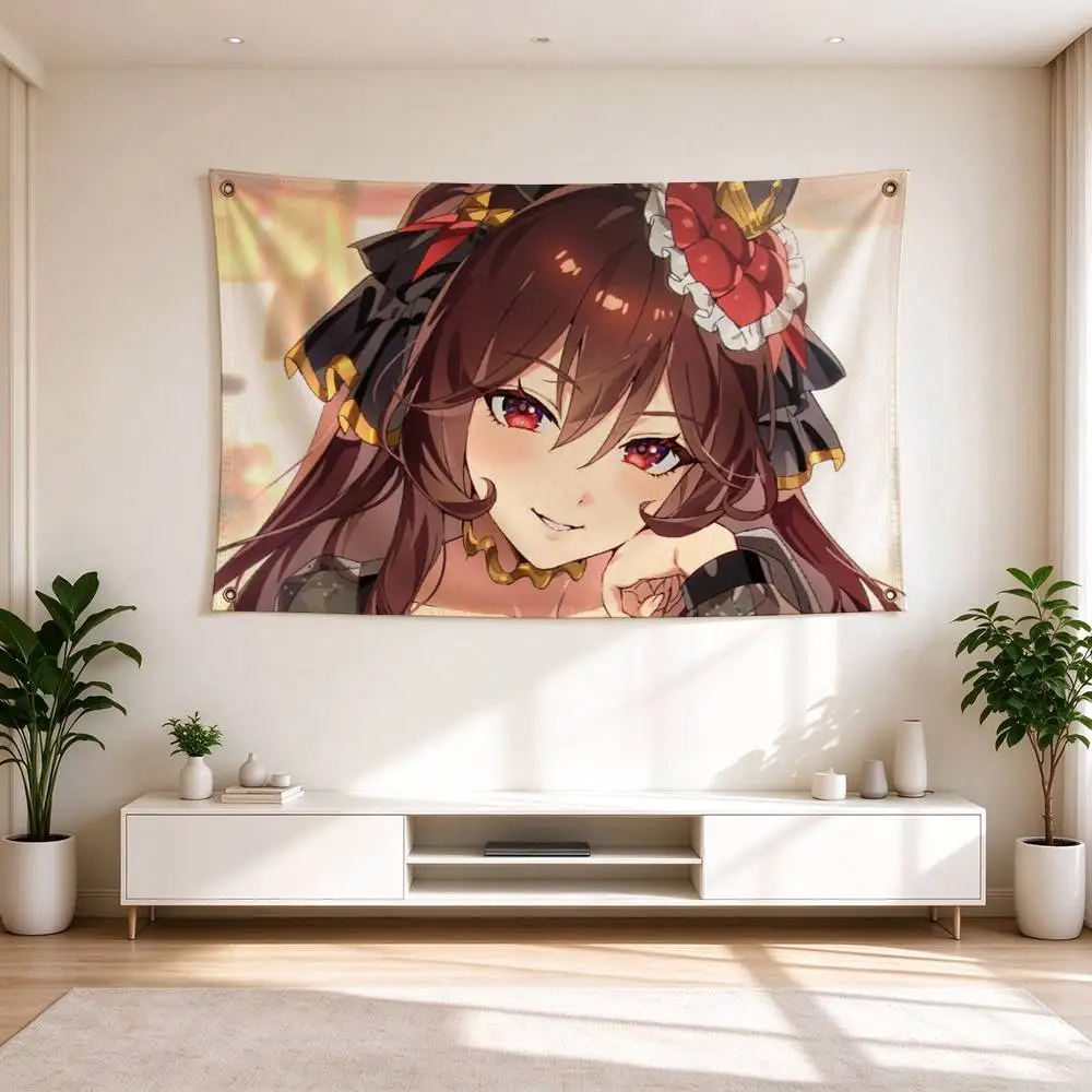U-Umamusume Pretty Derby Anime Game  Flags Wall Hanging Tapestry Outdoor Garage Room Decorative flag Background Blanket