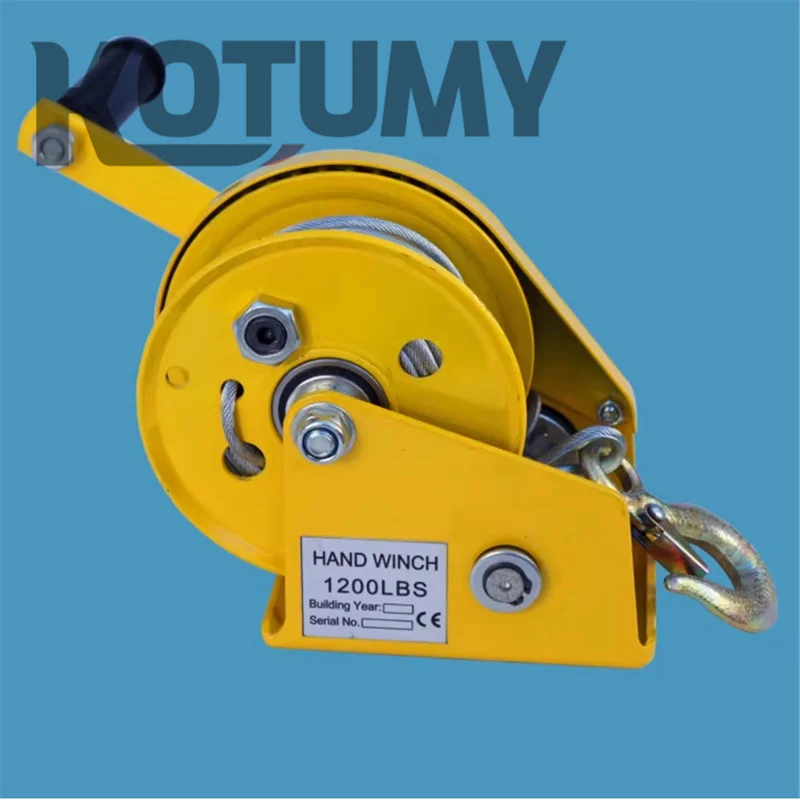 10、15、20mエアコン室外機折りたたみ式セルフロック手動ウインチ小型クレーンエアコン吊り上げ工具