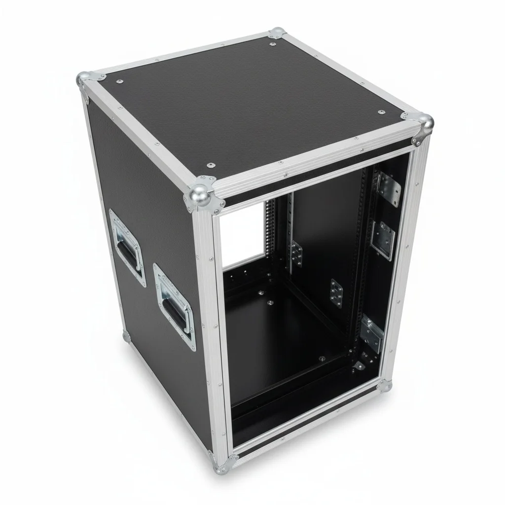 

ATA Amplifier Rack, 10U-20U Shockproof Flight Case, Heavy Duty Birch Plywood Amp Rack Case for DJ Mixer, Equipment Transit Case