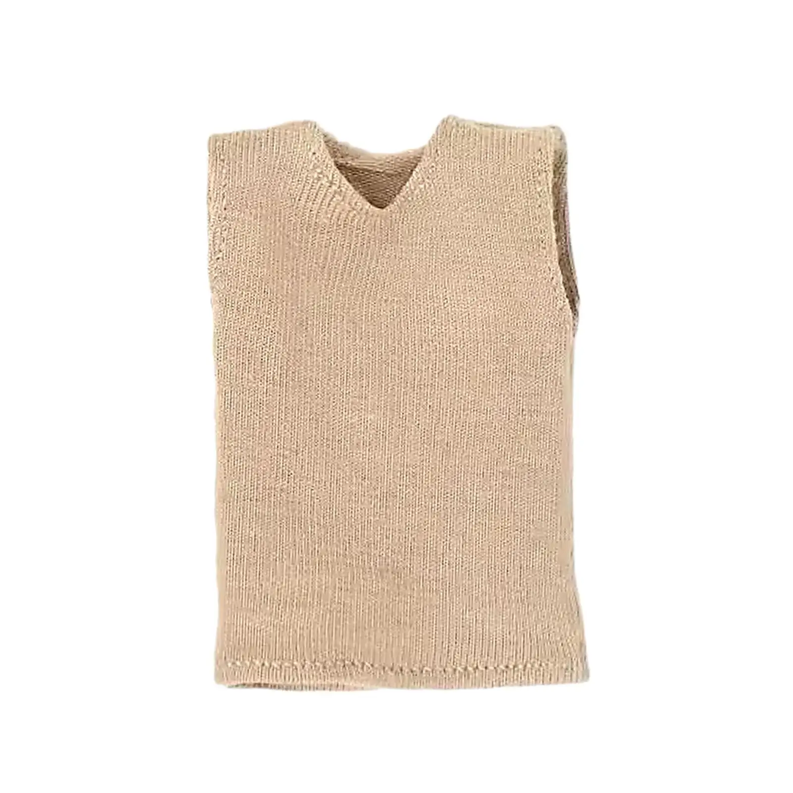 Suéter a escala 1, chaleco, traje de figura de tela, ropa de muñeca en miniatura para exhibición de coleccionistas de figuras de acción