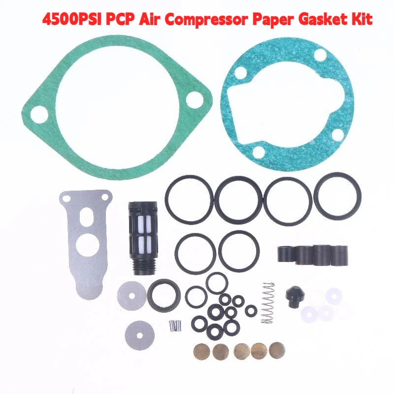 1Set Durable 30MPA 4500PSI PCP Air Compressor Paper Gasket O-ring Sealing Kit For Single Cylinder Compressor