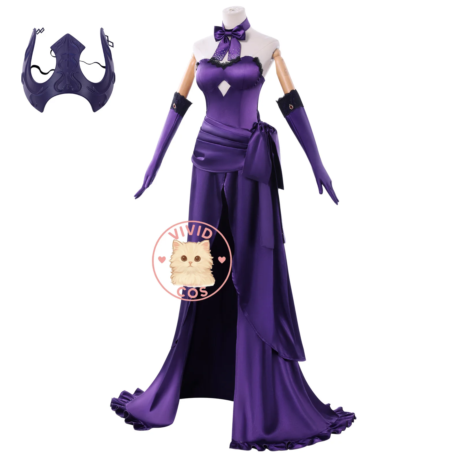 Fate Grand Order Jeanne D'Arc Alter Santa Night Cena Carnevale Abito formale Costume cosplay Abito anime completo bidimensionale