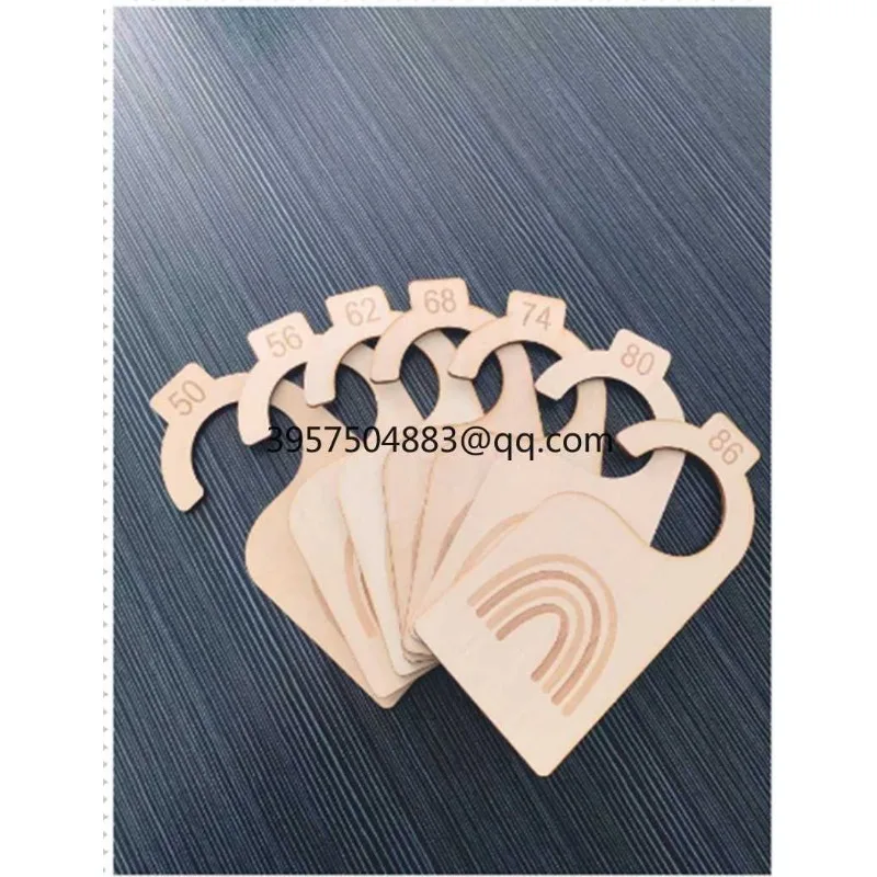 divisor de armário divisor de madeira cabide divisor