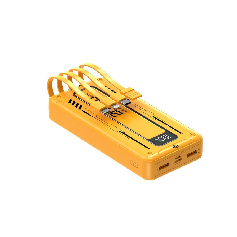 

2025 Новый PD22,5W поставляется с кабелем, сверхбыстрая зарядка, внешний аккумулятор, 20000 мАч, мобильный источник питания большой емкости