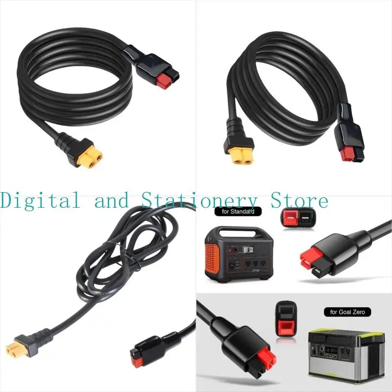 

Y1UB Durability XT60 to Andersons Adapter XT60 Solar Charging Cable for Battery Pack