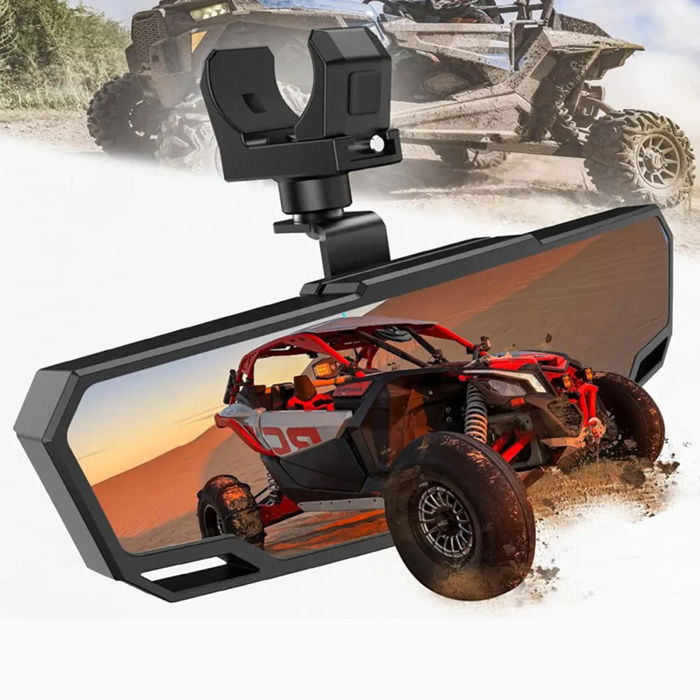 مرآة الرؤية الخلفية Atv Utv مادة ABS قوية زاوية واسعة مرآة النقطة العمياء سهلة التركيب مرايا النقطة العمياء مرايا الرؤية الخلفية #3