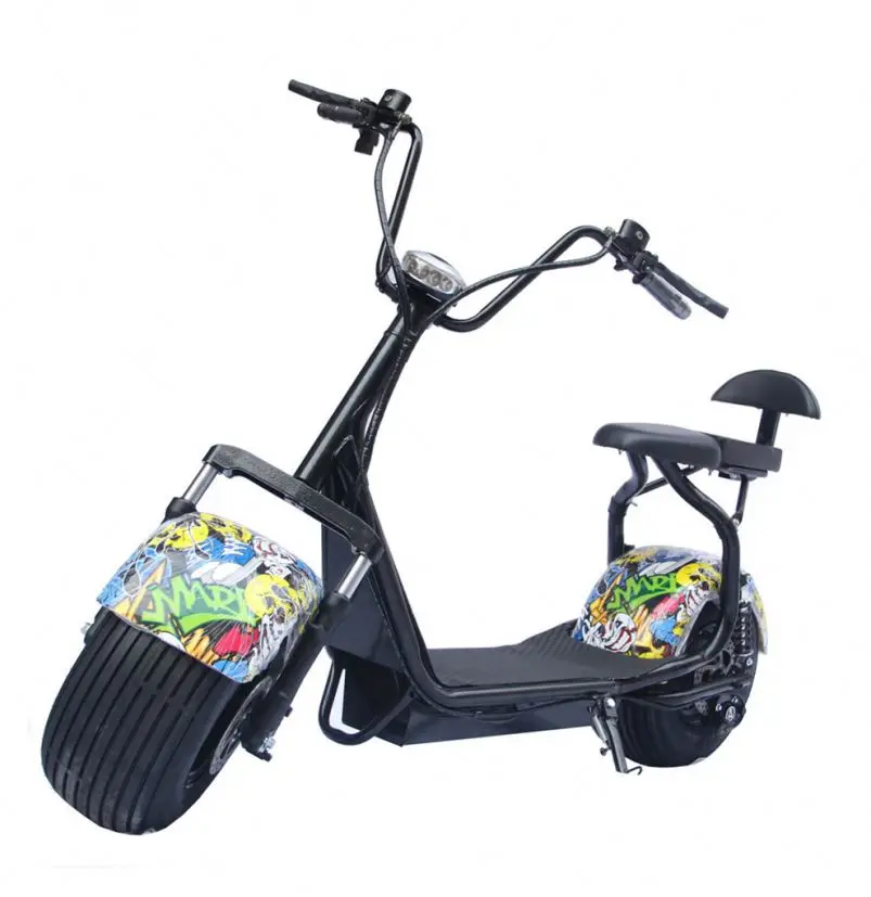 Smart Electric Motorcycle 2 Wheel Citycoco Scooter For Adults