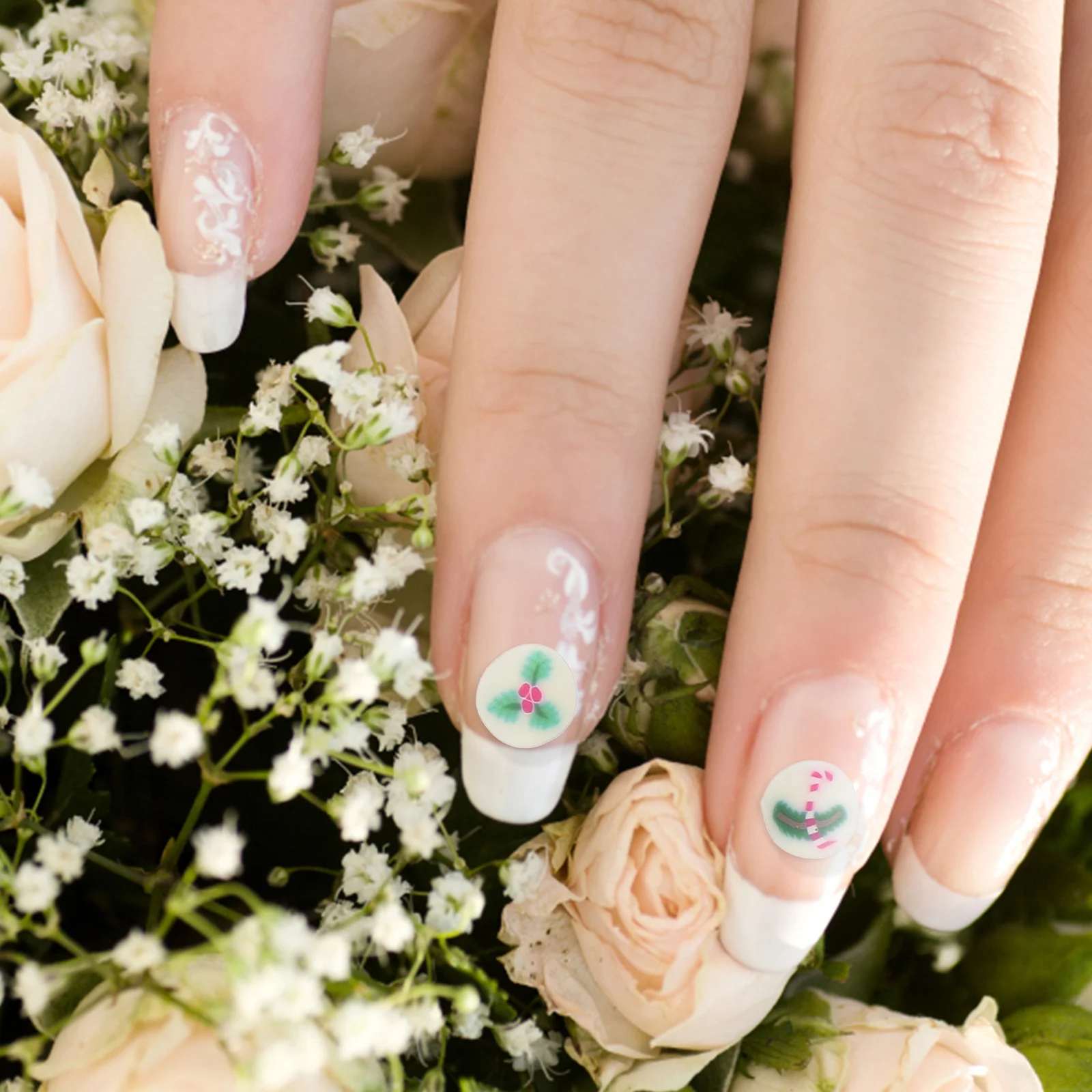 

1000pcs Soft Clay Fruit Slices 3D Colorful Nail Art Decor Diy Stickers For Tips Design Uv Gel Acrylic Manicure Tools Decoration