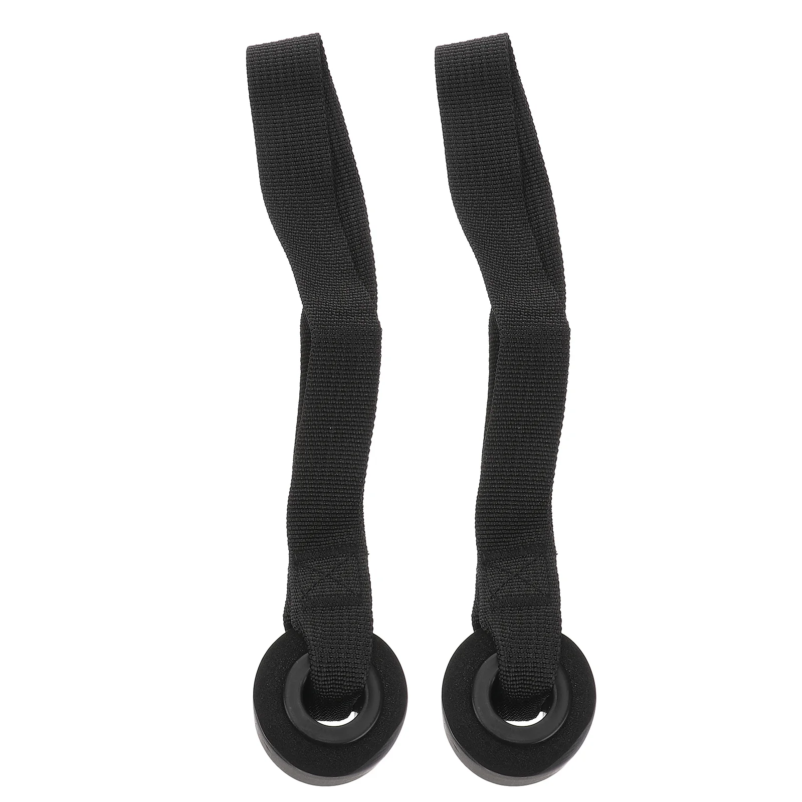 

2Pcs Reliable Fitness Door Anchor Strong Pressure Resistance Training Strap Home Gym Accessories Black Fitness Door Anchor