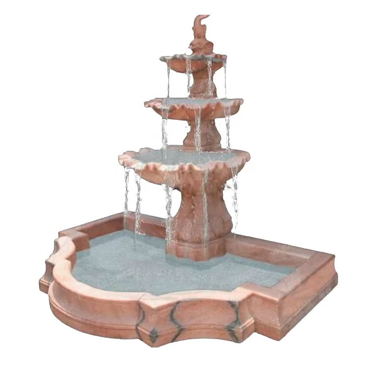 Outdoor Water Fountain with Elegant Marble Sculpture Economically Priced Product Water Fountain River  Deposit Only