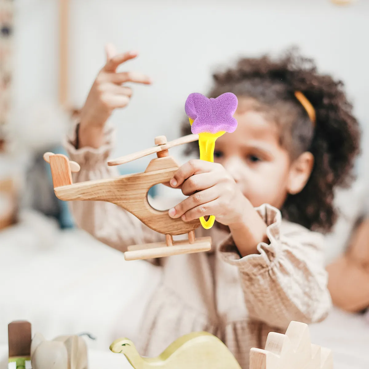 

Набор из 25 губчатых кистей для граффити и рисования для детей, многоразовые, моющиеся, для творчества, красочные, для рукоделия