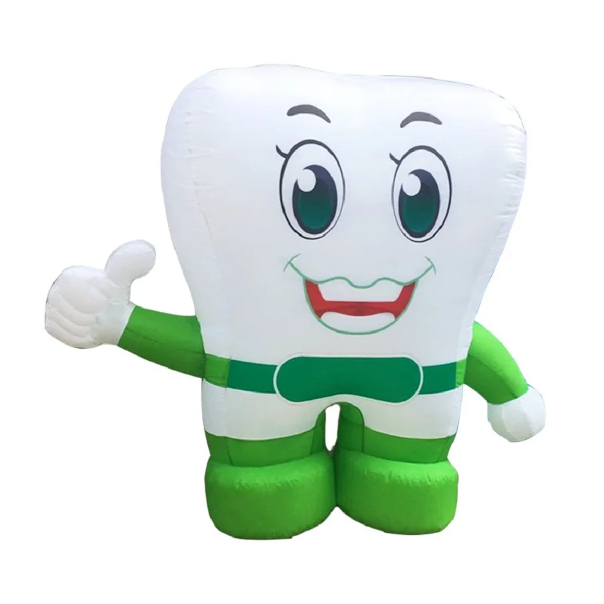 

2m (6.5ft) Inflatable Tooth Advertising Dentist Ad Health Promotion CUSTOM MADE