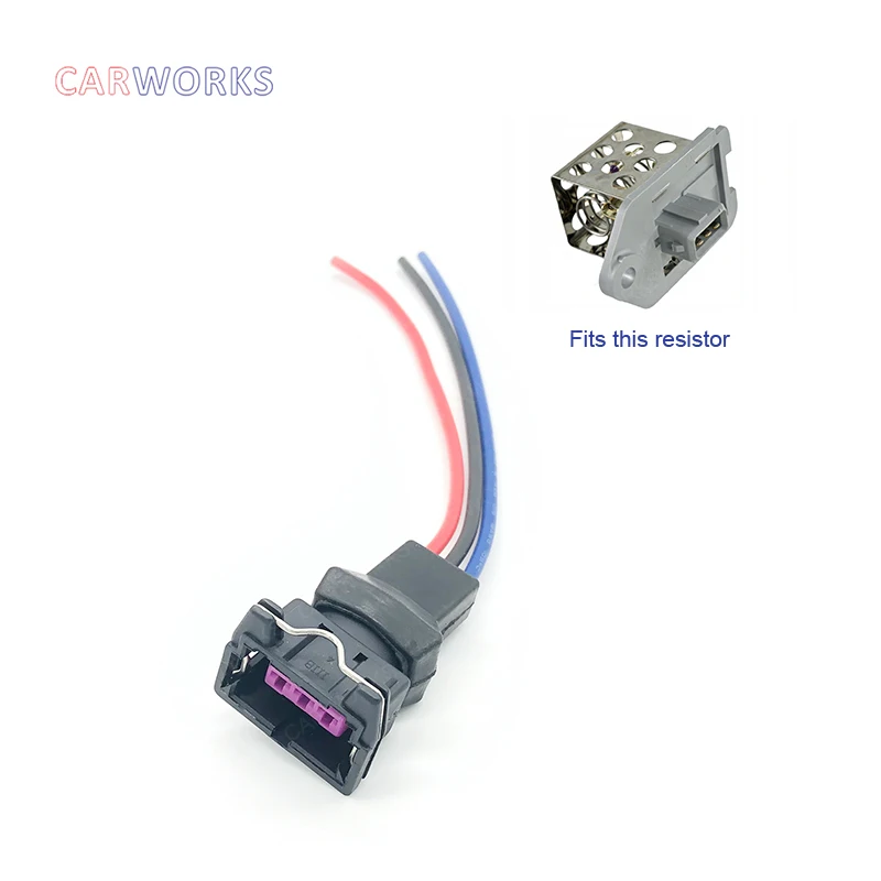 Wiring Harness Cable Connector for Blower Fan Heater Resistor For Peugeot 406 607 807 Partner 1267A9