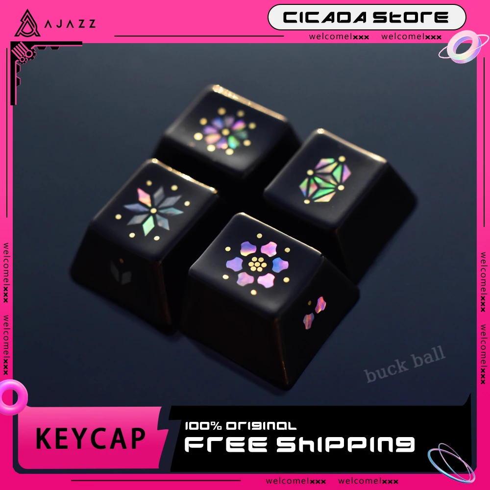 Механическая клавиатура Seven Ceramic Keycap, персонализированная индивидуализированная игровая клавиатура для ПК, Офисная настольная клавиатура, аксессуары, подарки