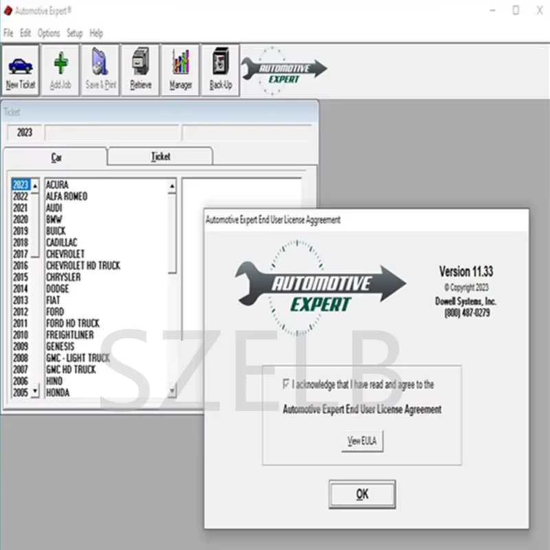 Newest V11.33 Automotive Expert 2023 Management Software+ TIME Unexpire Patch with Crack for Unlimited Install Free Help Install