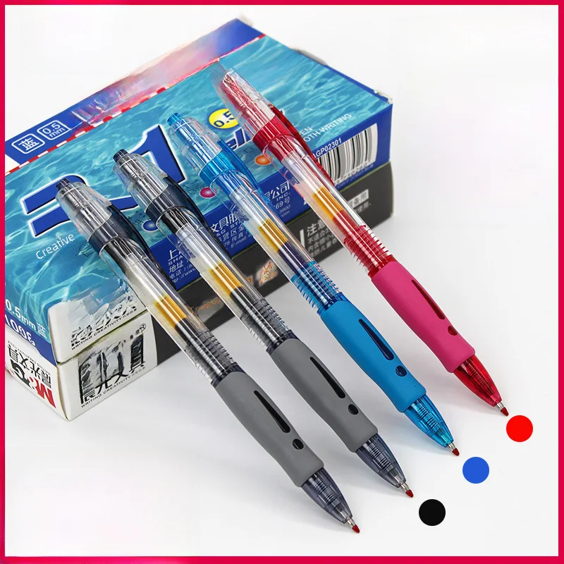 GP1008 Press Gel Pen Doctors Prescription Ink Blue Sign Pen Enterprise Business Advertising Ink Pen Glass pen