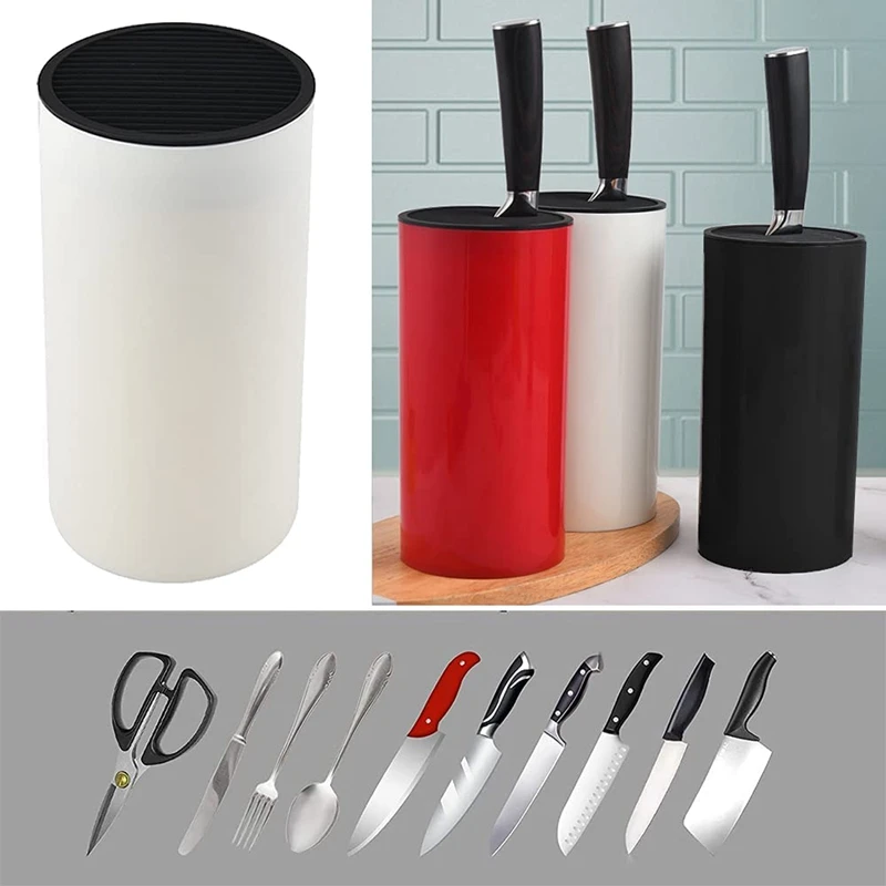 Universal Knife Holder,Knife Block Without Knives,Knife Block Storage Holder For Protecting Blade Space Saver