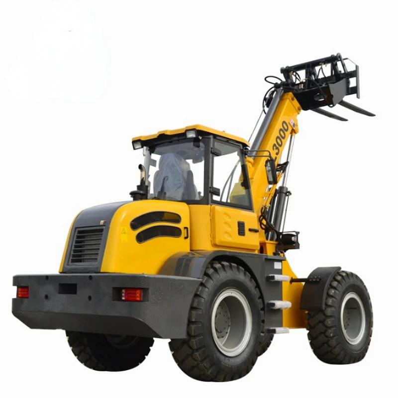 Synbon รถตักบูมเมอร์แบบ3.0ton ขนาดเล็กใช้ในการก่อสร้างเคลื่อนย้ายได้เครื่องจักรกลหนัก telescopic