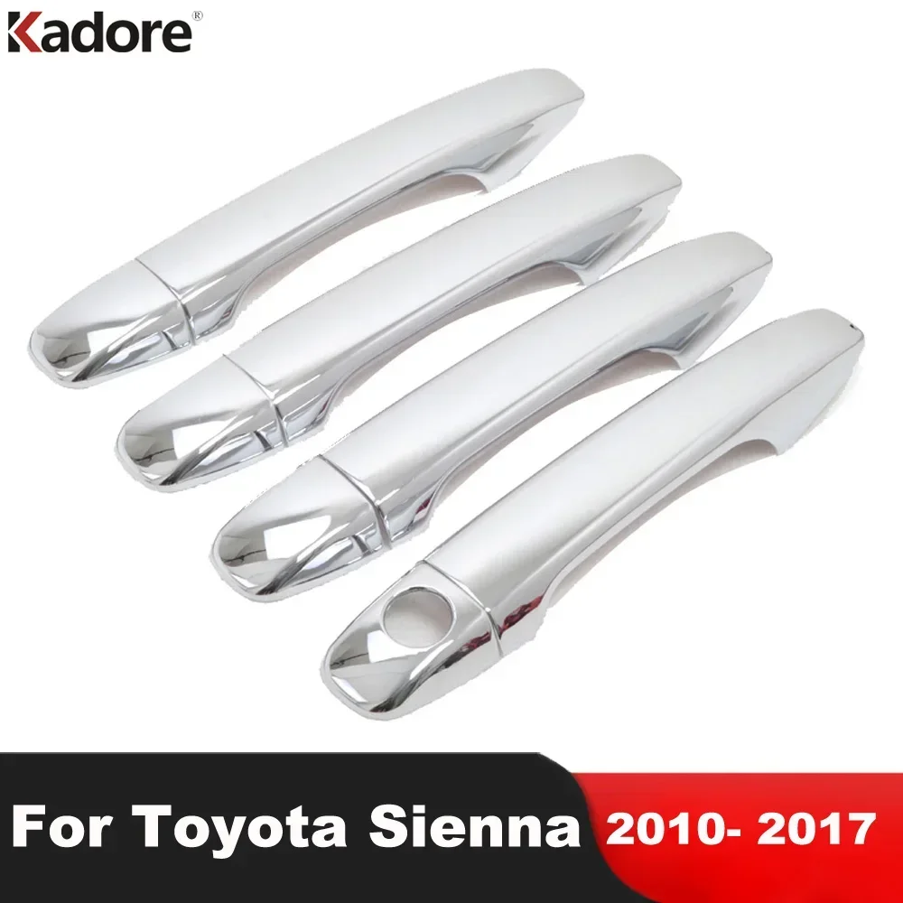 

Door Handle Cover Trim For Toyota Sienna 2010-2012 2013 2014 2015 2016 2017 Chrome Car Side Door Handles Catch Cap Accessories